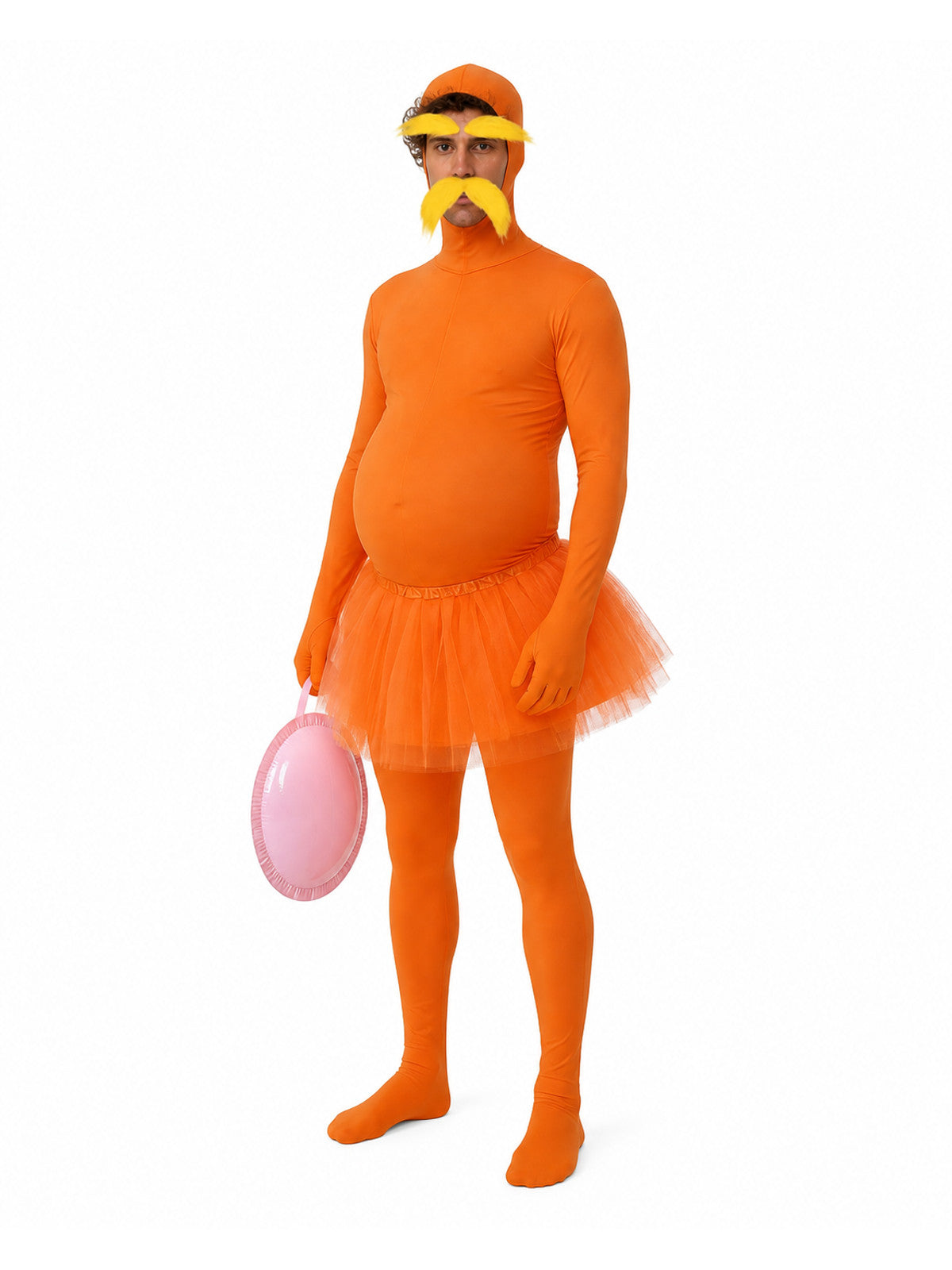 Halloween Costume Orange Hooded Jumpsuit Costumes detail