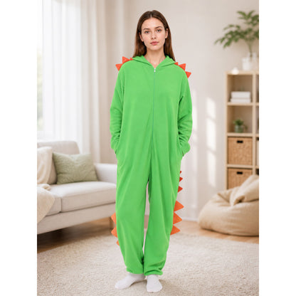 Green Hooded Dinosaur Costume lifestyle
