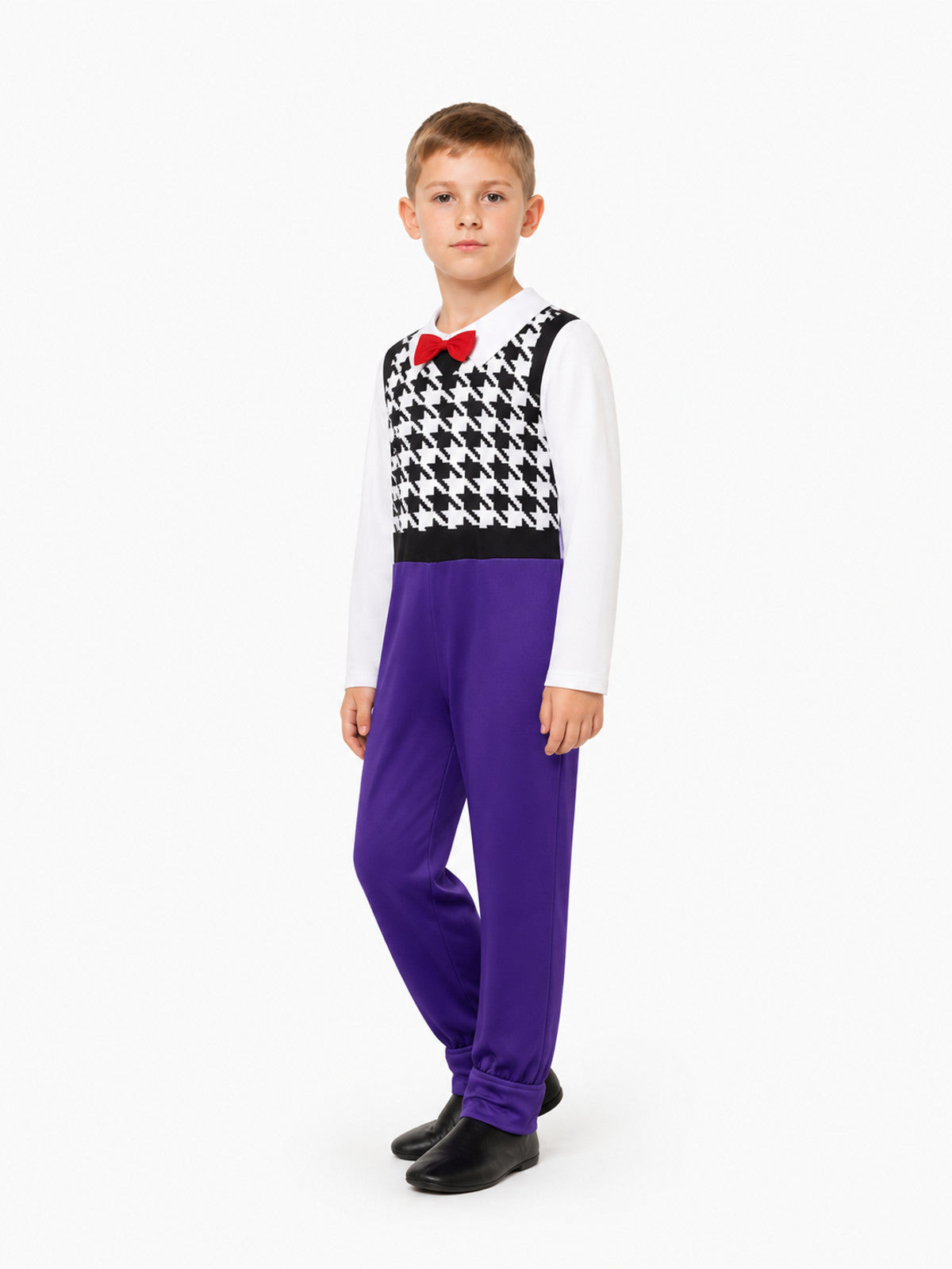 Inside Out 2 Jumpsuit Costume with Purple Head and Butterfly Costumes detail