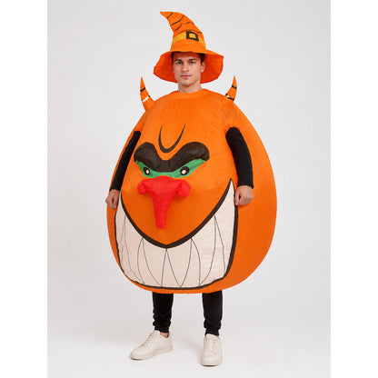Inflatable Monster Costume with Bright Teeth for Parties main product view