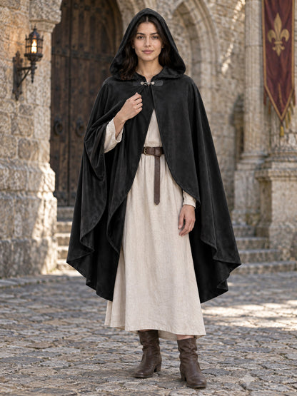 Basic-cut adult cover-up: rests loosely on the shoulders, covers the shoulders