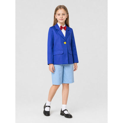 Edogawa Conan Cosplay Costume, 4 Pieces