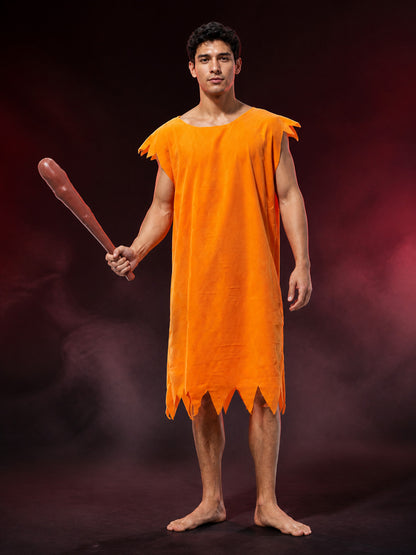 Indian Costume for Masquerade, Orange Jumpsuit main product view