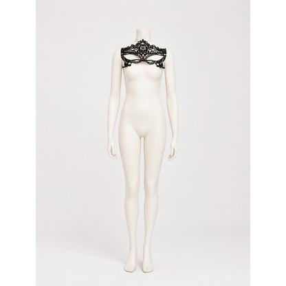 Black Carnival Mask for Halloween and Cosplay lifestyle view
