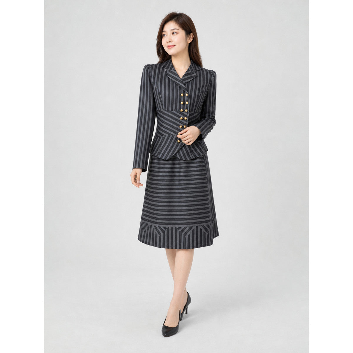 Elphaba Cosplay Costume: Blazer and Skirt