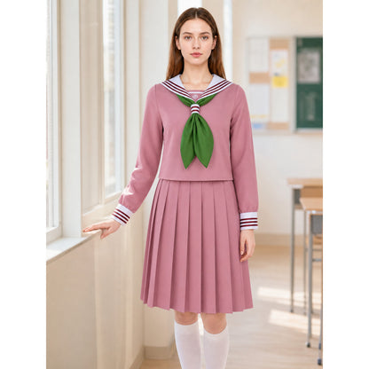 Cosplay Dress with Sailor Collar and Pleats