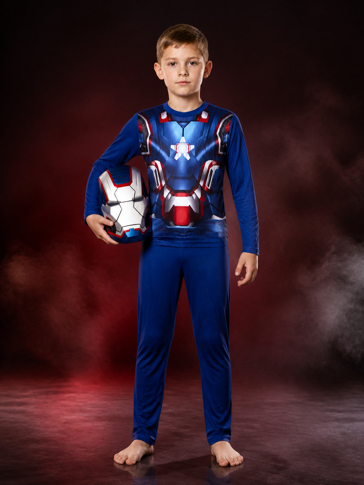 Iron Man Costume, Form-Fitting Cosplay Jumpsuit main product view