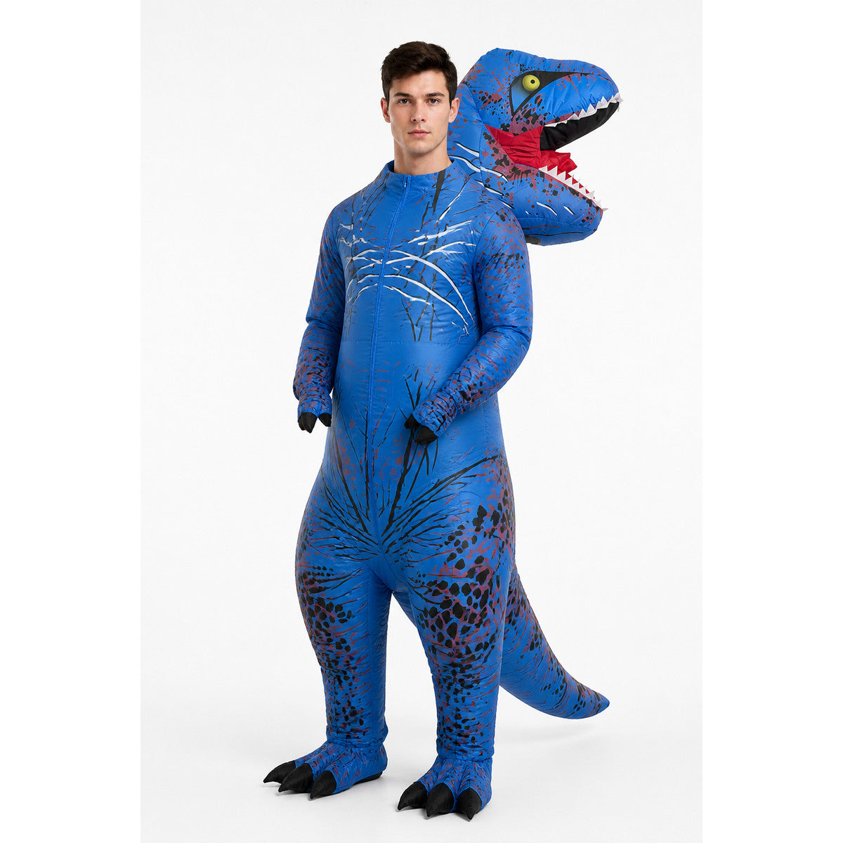Dinosaur Jumpsuit with Open Mouth and Long Tail product detail