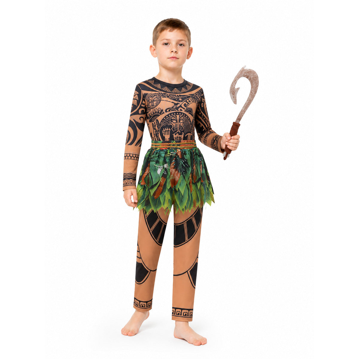 Maui Carnival Costume with Leaves and Hook Costumes detail