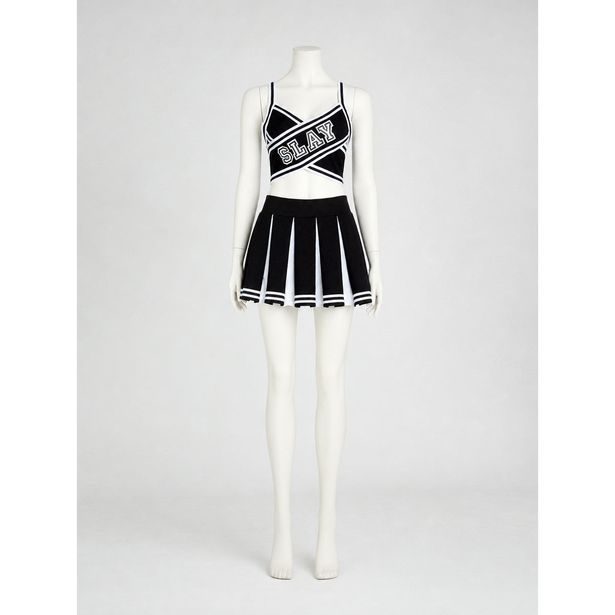 Cheerleading-Style Performance Costume, Top and Skirt