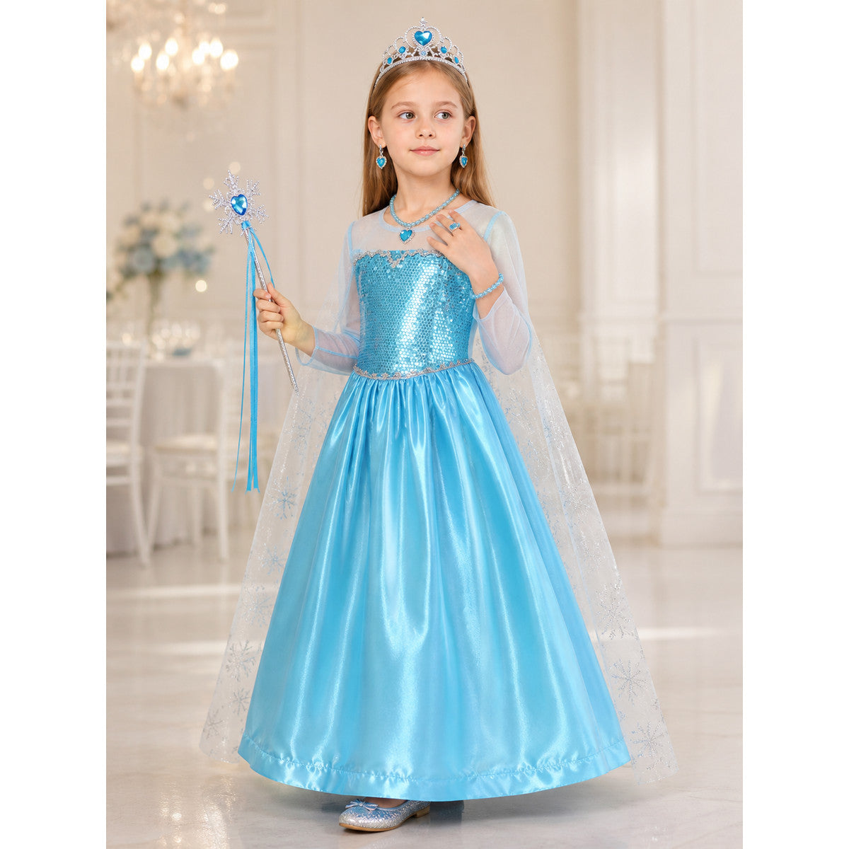 Halloween Princess Costume with Accessories lifestyle view