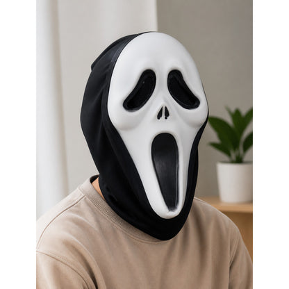 Halloween Masquerade Mask with Black Mesh lifestyle view