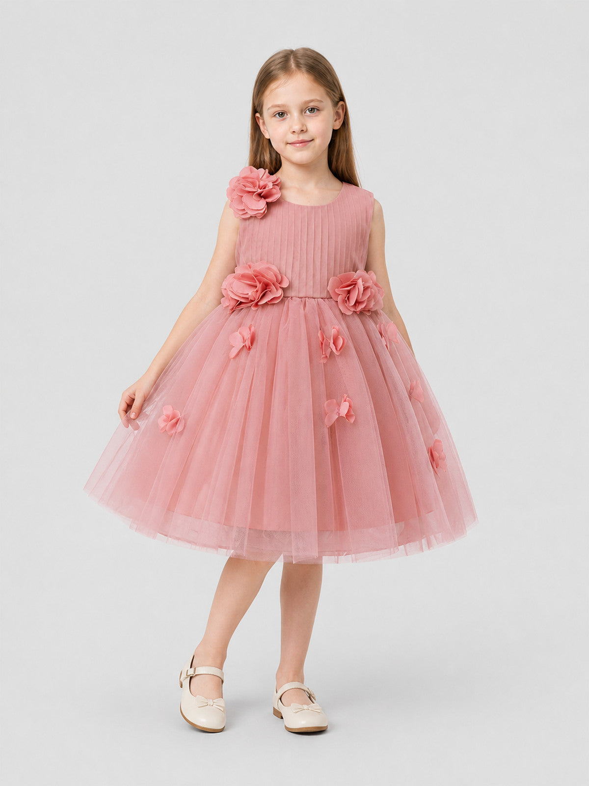 Flower Tutu Dress for Performances and Weddings