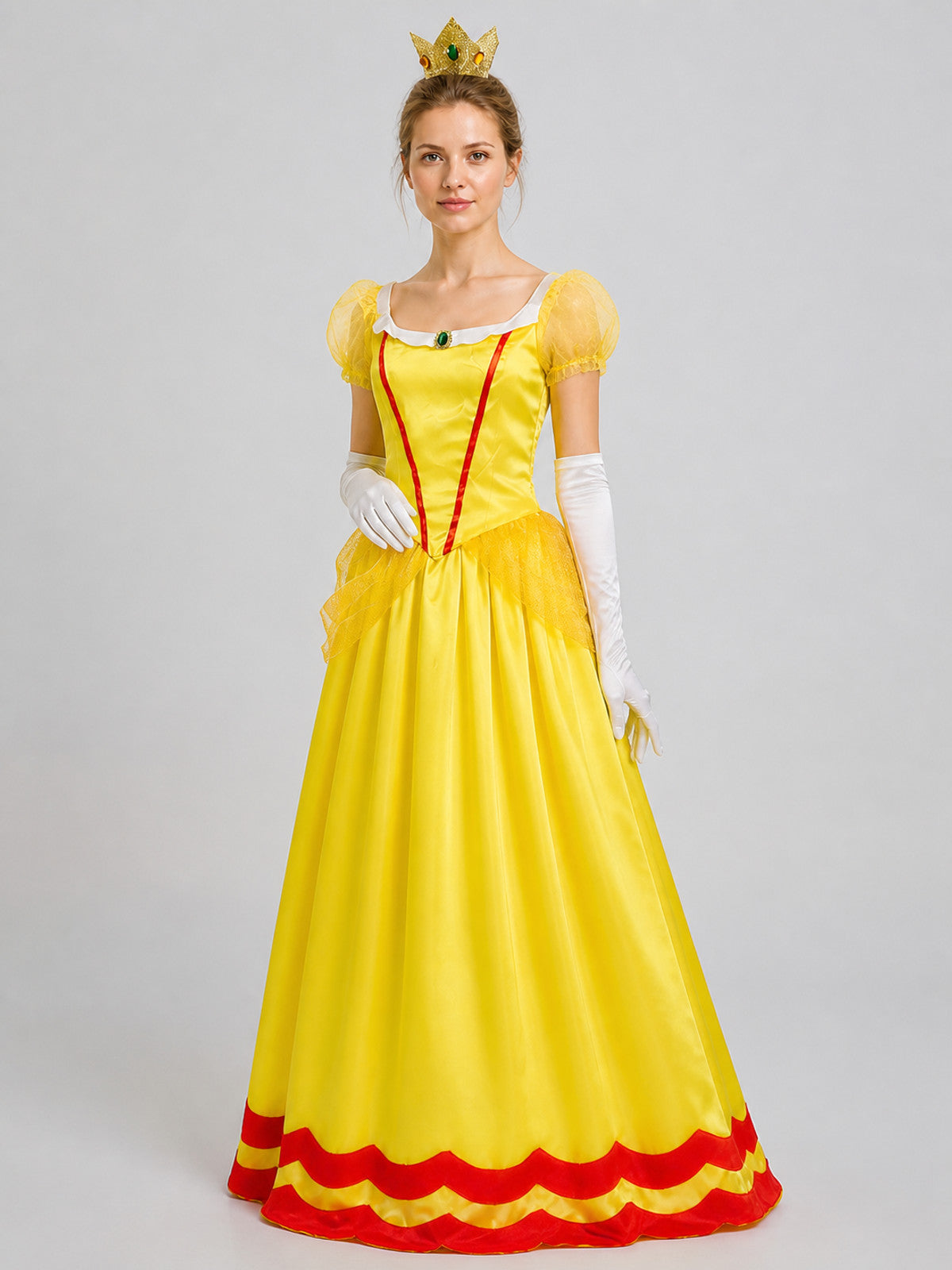 Carnival Costume: Dress, Crown, and Gloves Costume Dresses detail
