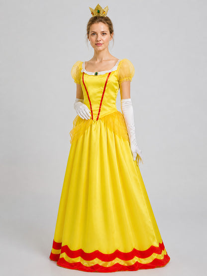 Carnival Costume: Dress, Crown, and Gloves Costume Dresses detail