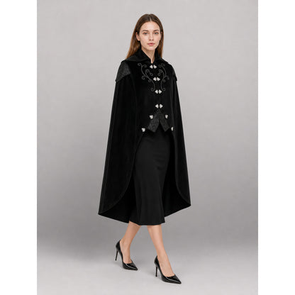Gothic Costume Tailcoat with Silver Decoration lifestyle