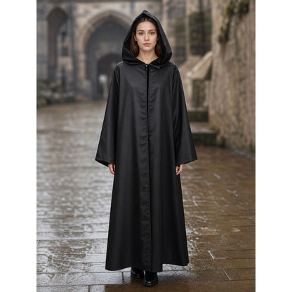 Hooded Cloak with Wide Sleeves lifestyle