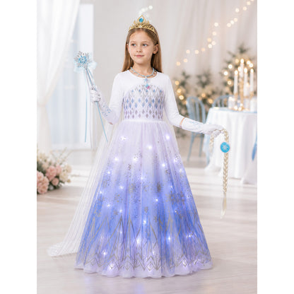Snow Queen Costume with LED Lights lifestyle view