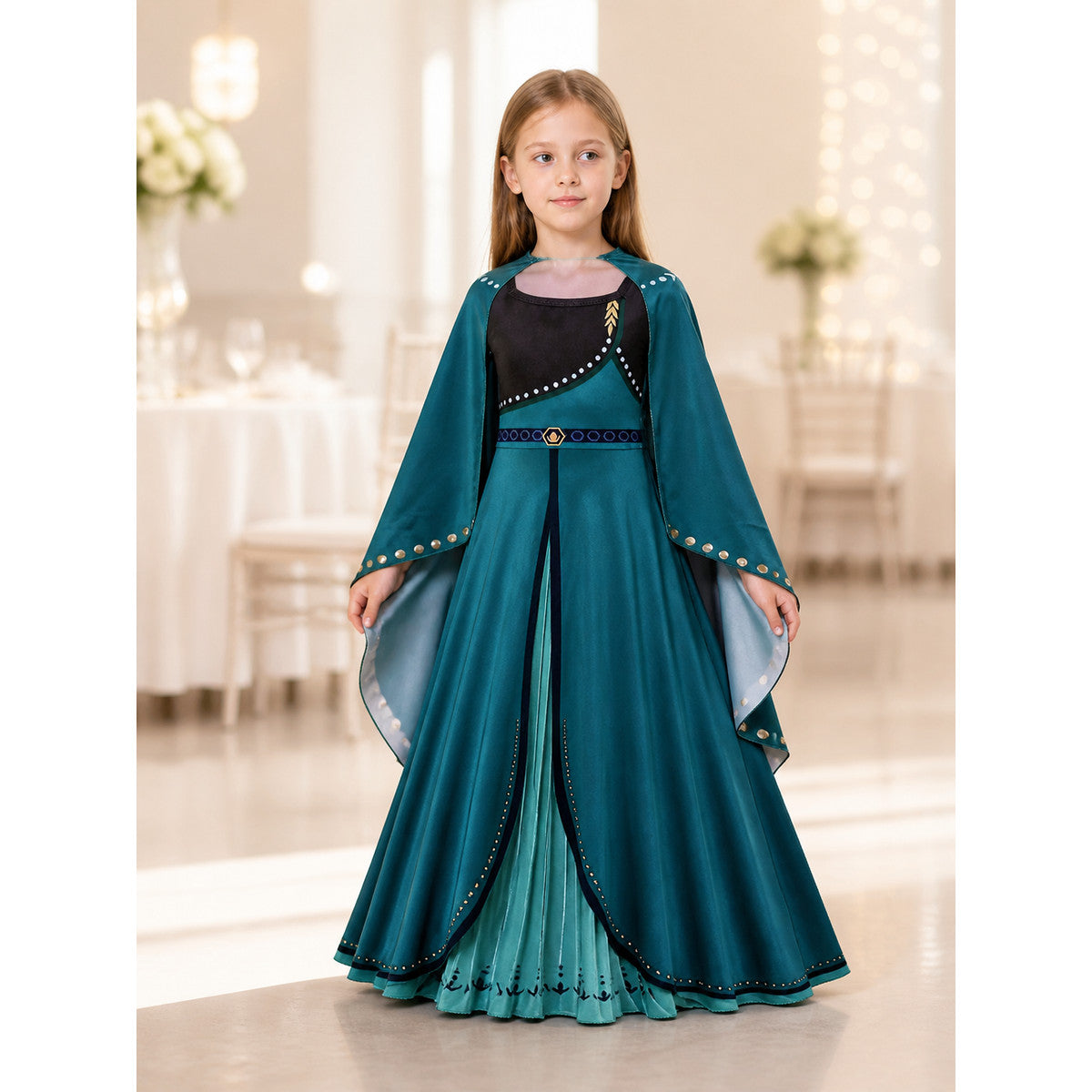 Princess Costume with Cape for Halloween lifestyle view
