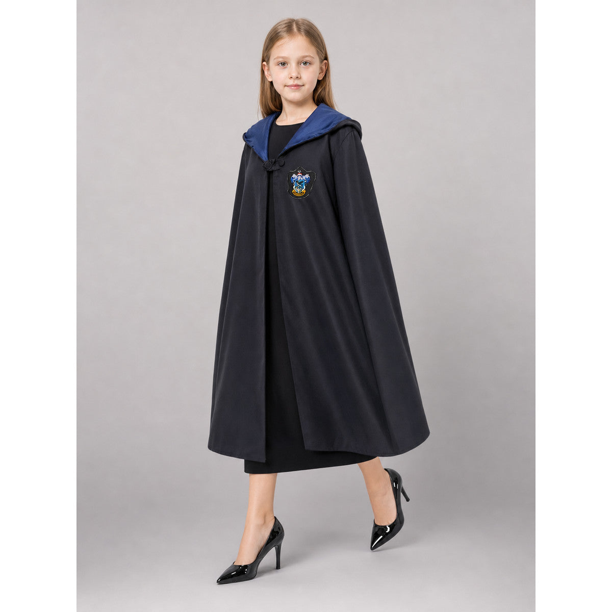 Black Hooded Carnival Cloak for Cosplay occasion guide