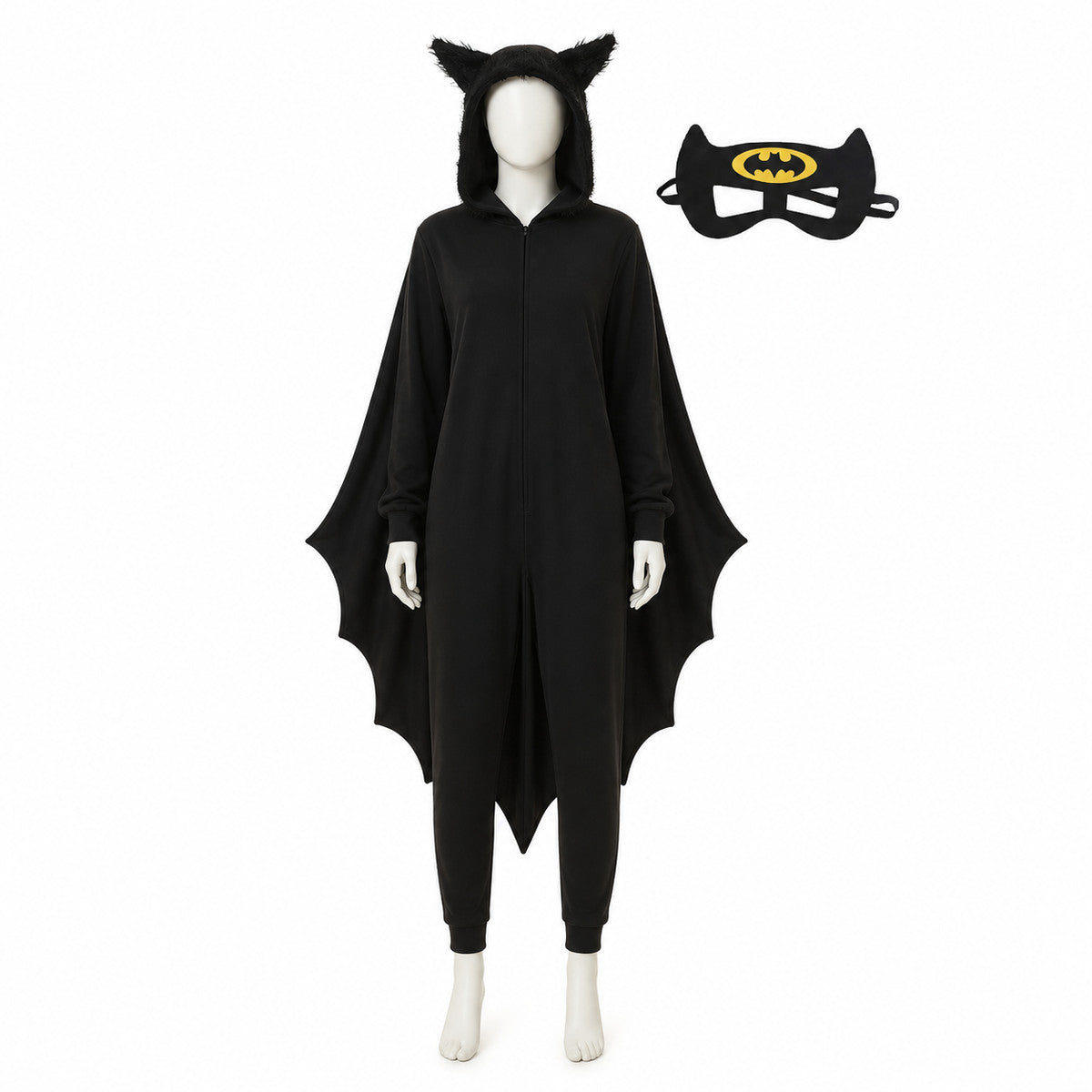 Halloween Bat Costume with Hood and Mask Costume Masks detail