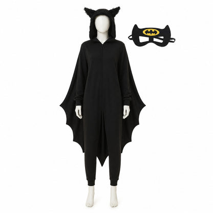 Halloween Bat Costume with Hood and Mask Costume Masks detail