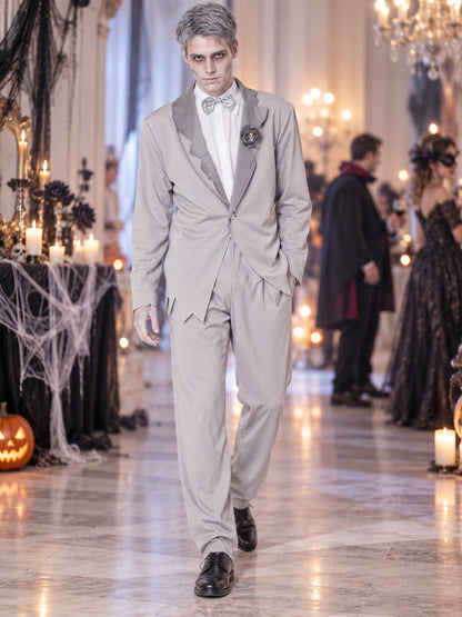 Ghost Costume with Rose for Halloween