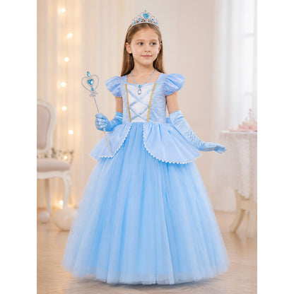 Blue Princess Halloween Costume