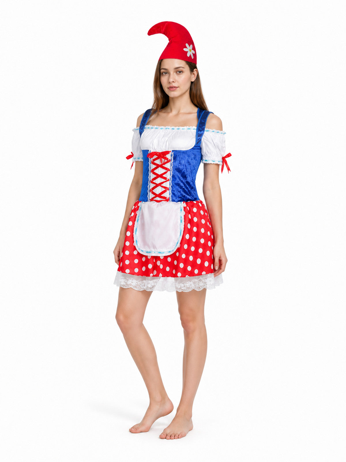 Oktoberfest Carnival Costume with Dress and Hat Costume Dresses detail
