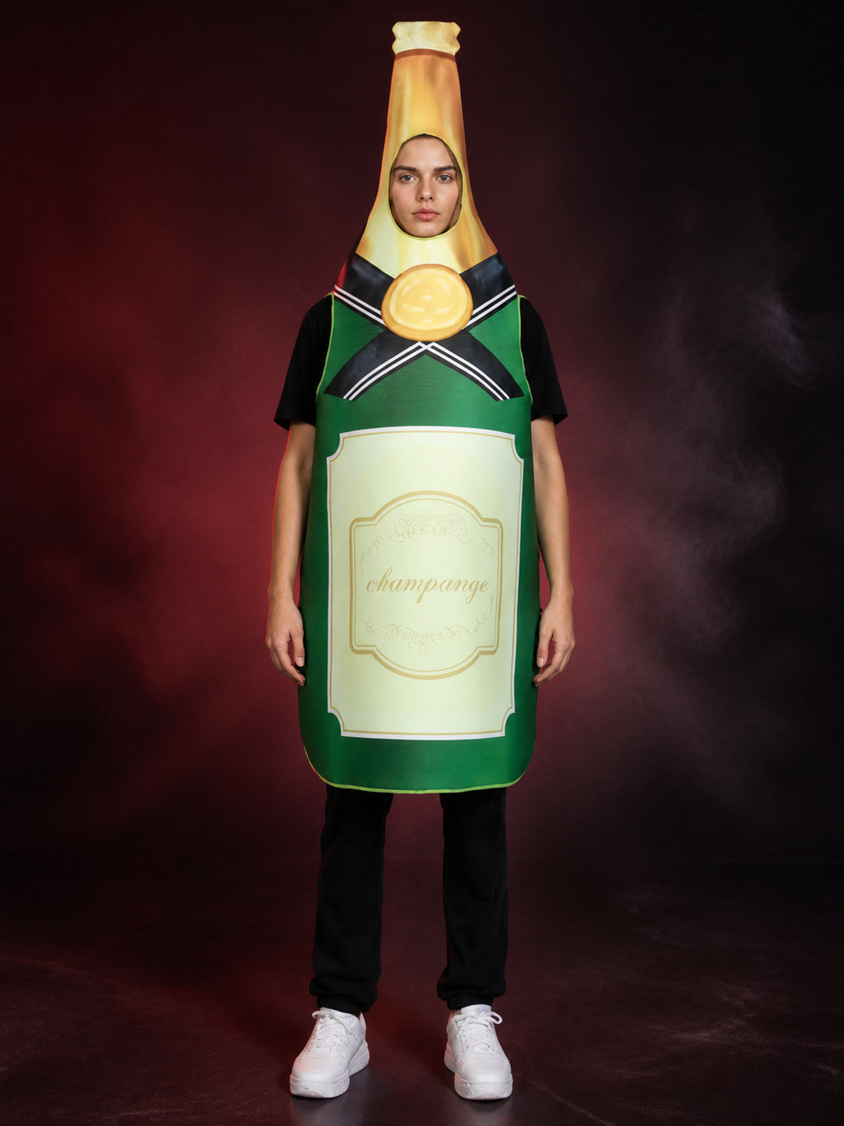 Champagne Bottle Costume, Carnival Costume for Halloween main product view