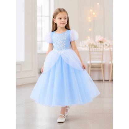 Blue Princess Costume for Halloween lifestyle view