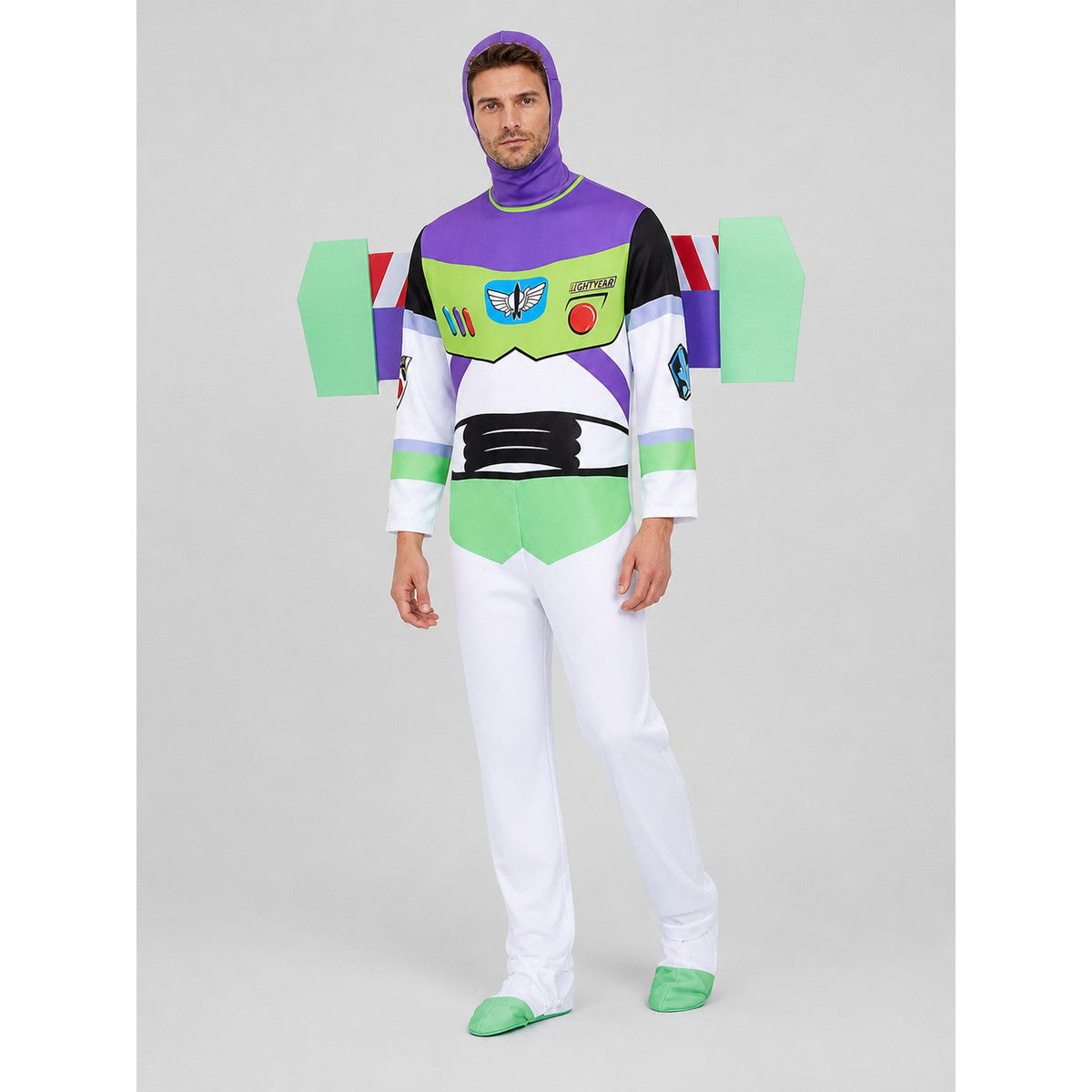 Buzz Lightyear Costume, Jumpsuit with Wings and Hood Costumes detail