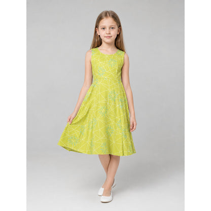 Inside Out 2 Cosplay Dress with Flared Skirt
