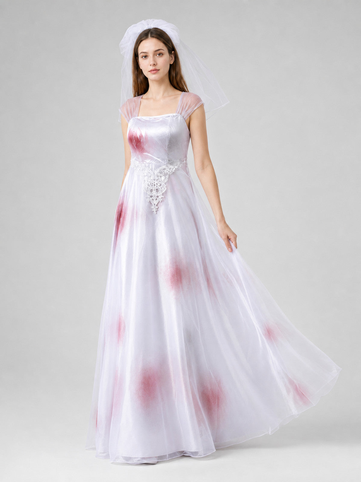 Costume: White Dress with Veil