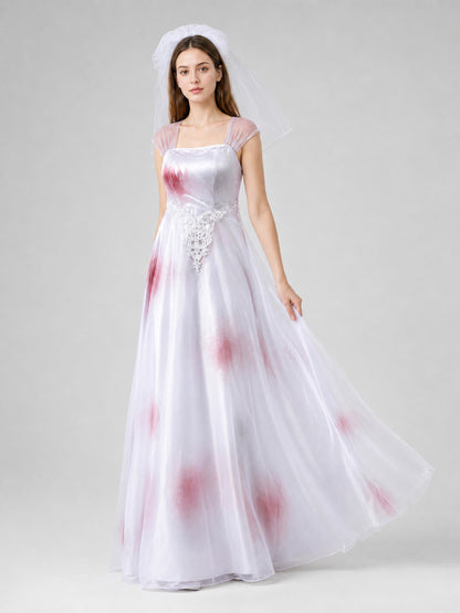 Costume: White Dress with Veil