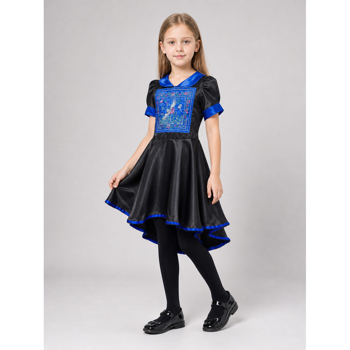Zombie Cosplay Dress Costume with Ruffles