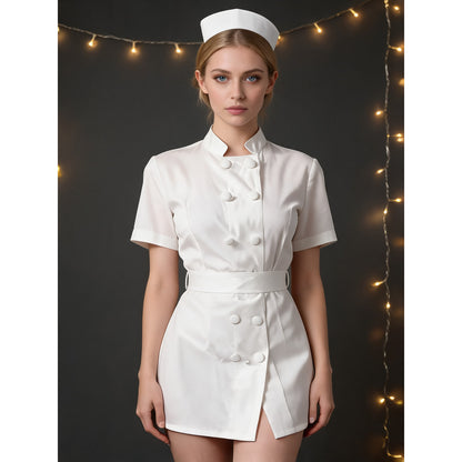 White Nurse Costume for Halloween lifestyle view