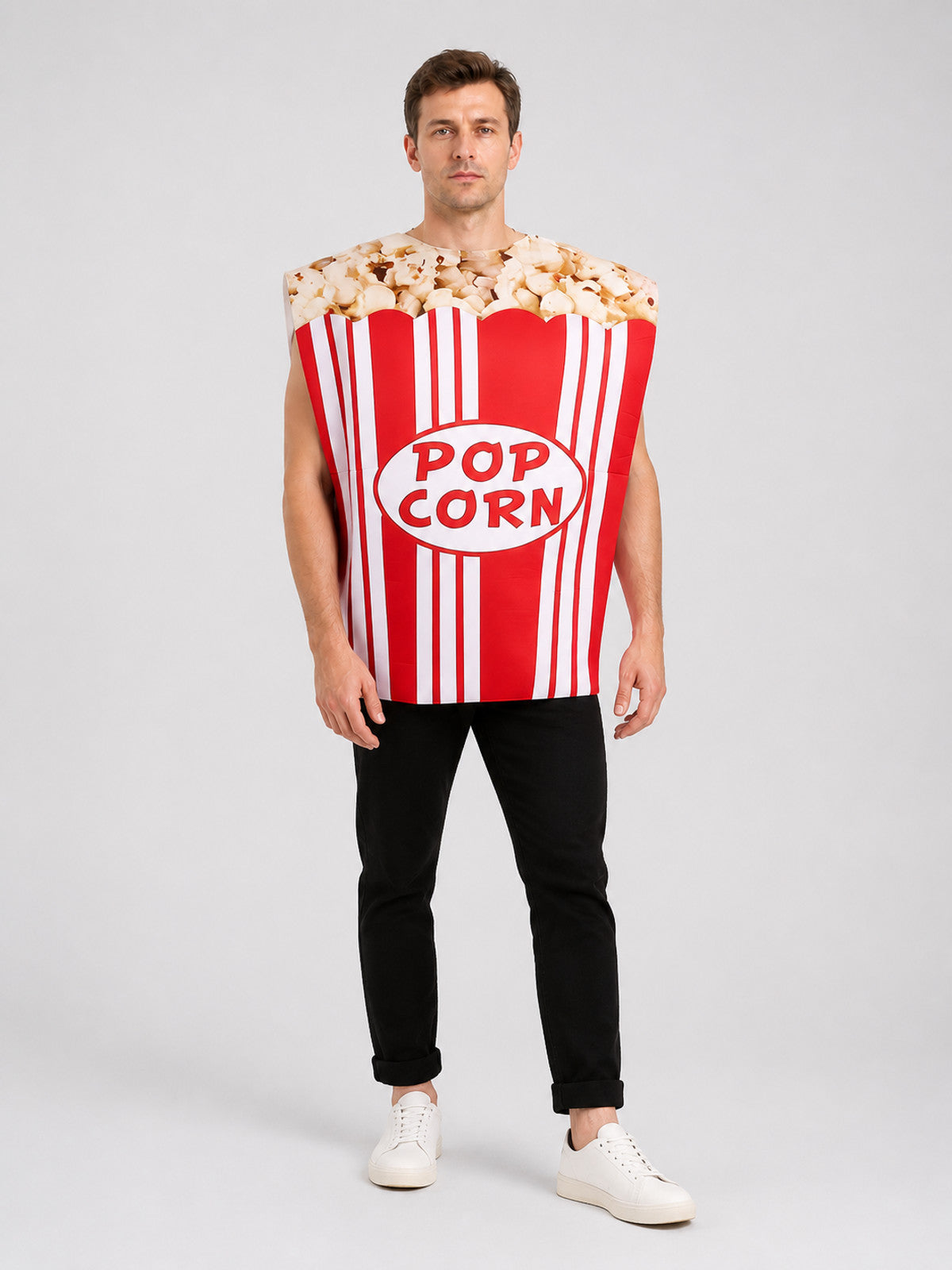 “Popcorn” carnival costume in the shape of a bucket, one size product detail