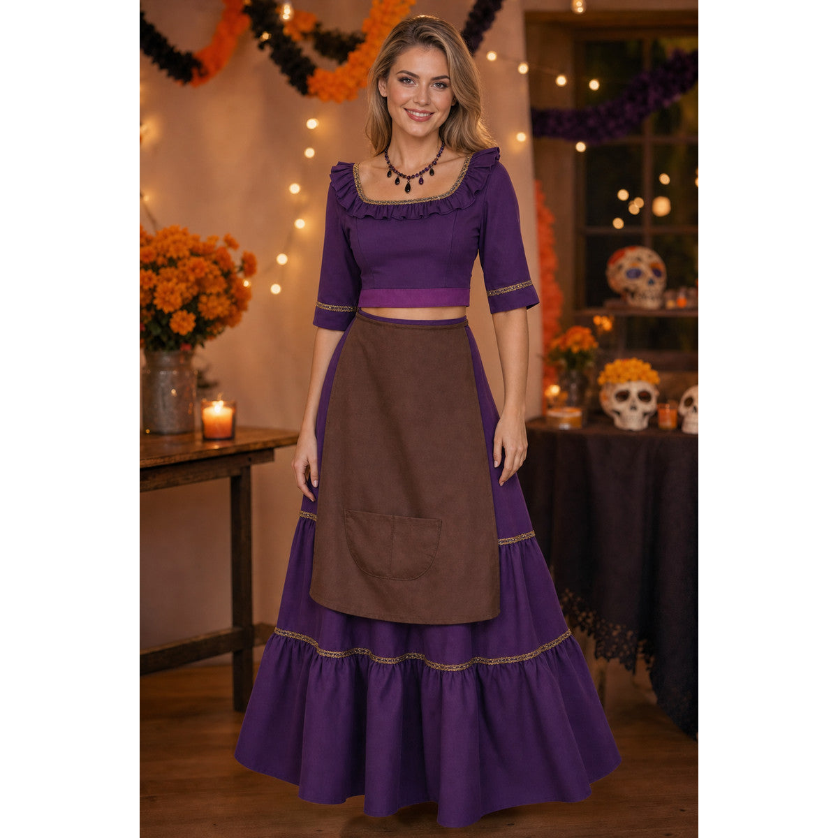 Women's Halloween Cosplay Costume Set lifestyle