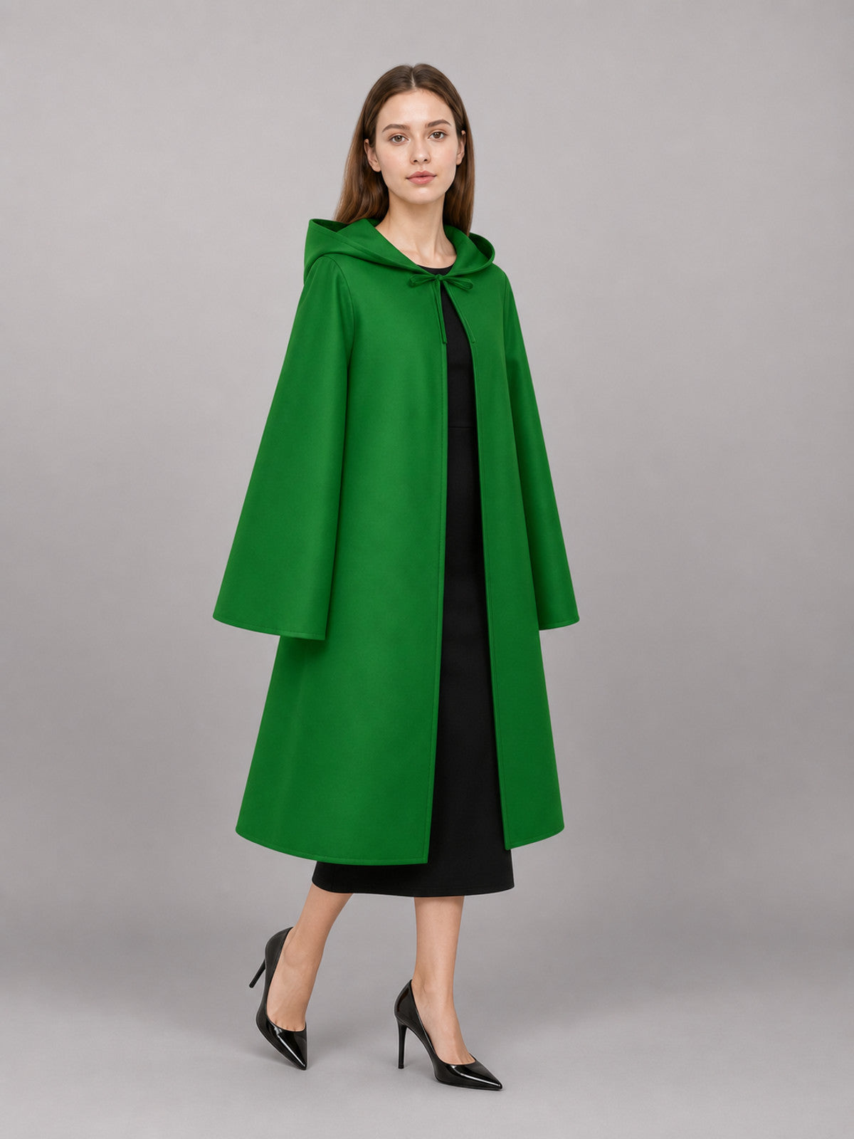 Long Green Carnival Cloak with Hood occasion guide