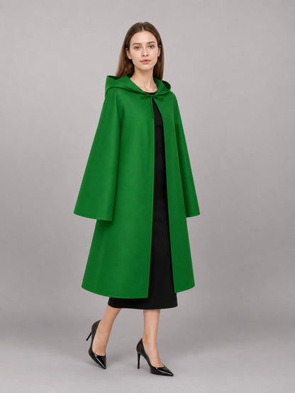 Long Green Carnival Cloak with Hood occasion guide