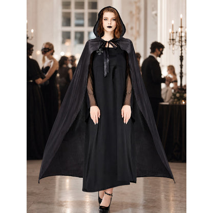 Witch Costume: Hood, Cape, Dress