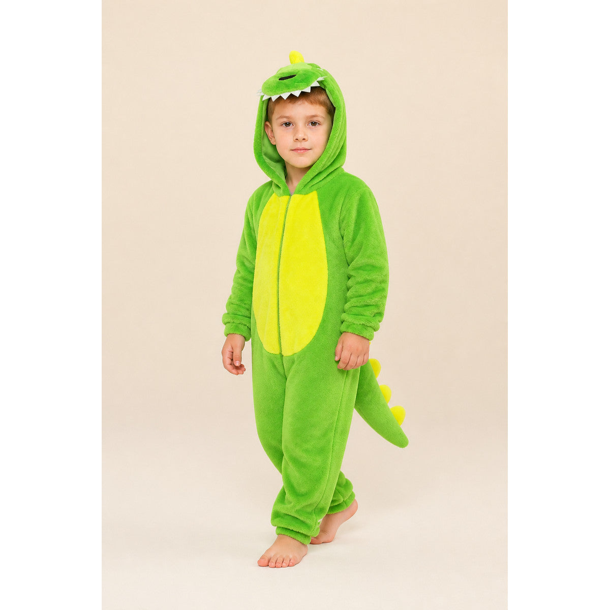 Dinosaur Kigurumi with Tail and Hood for Kids product detail