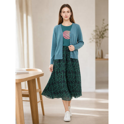 Natalie Cosplay Costume: Cardigan, Top, and Skirt lifestyle view