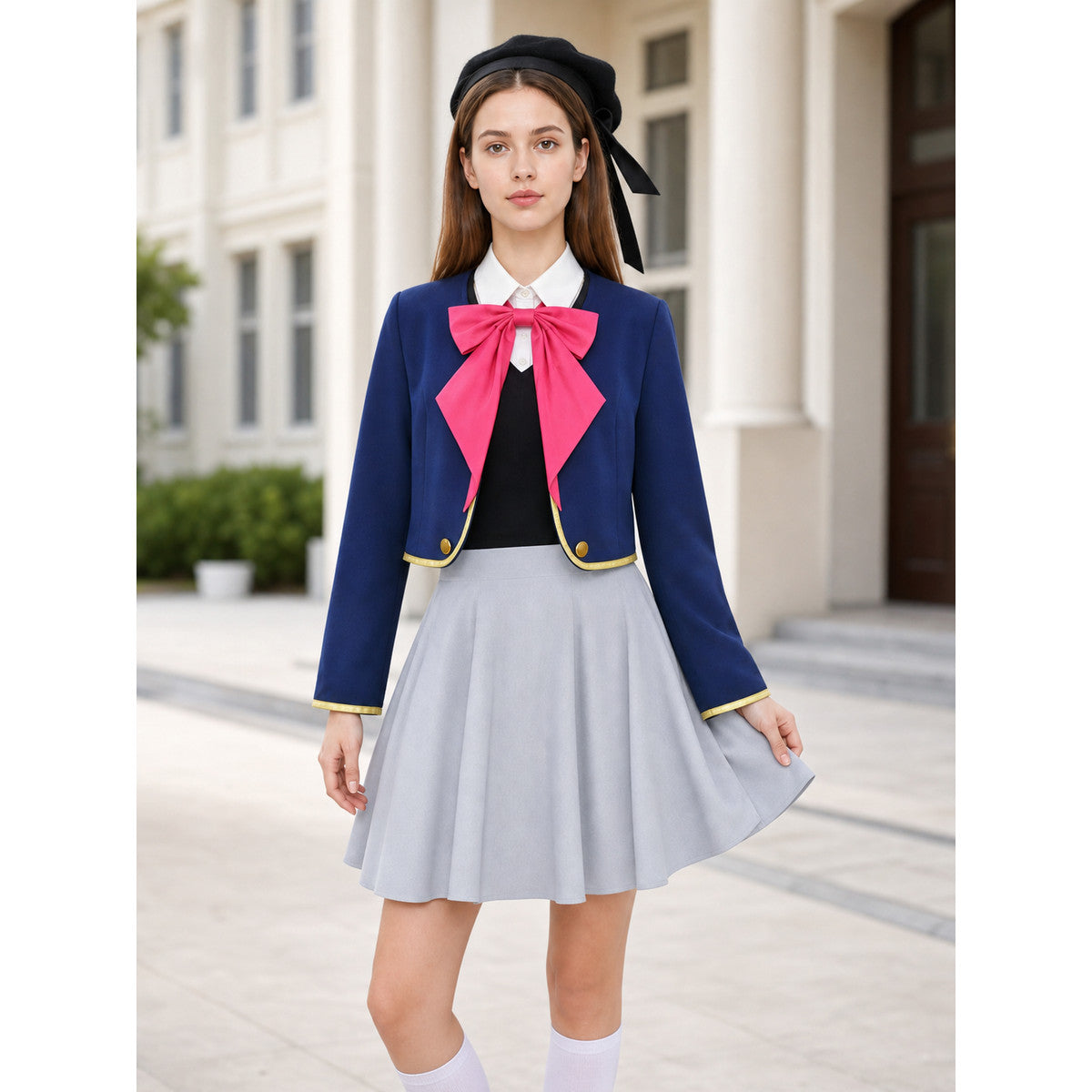 Ai Hoshino B-Komachi Cosplay Costume with Skirt lifestyle view