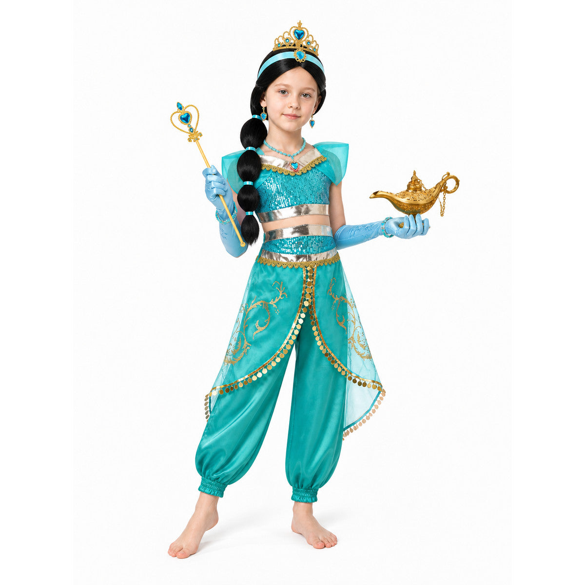 Children's Princess Jasmine Costume with Accessories Costume Accessories detail