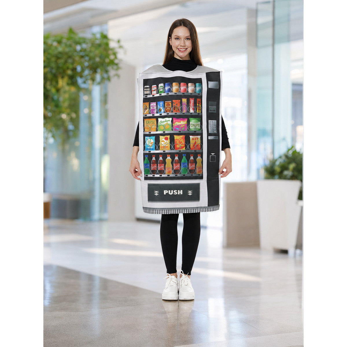 Printed Vending Machine Costume for Halloween and Parties lifestyle