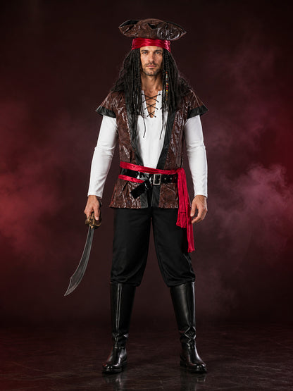 Jack Sparrow Pirate Costume for Cosplay main product view