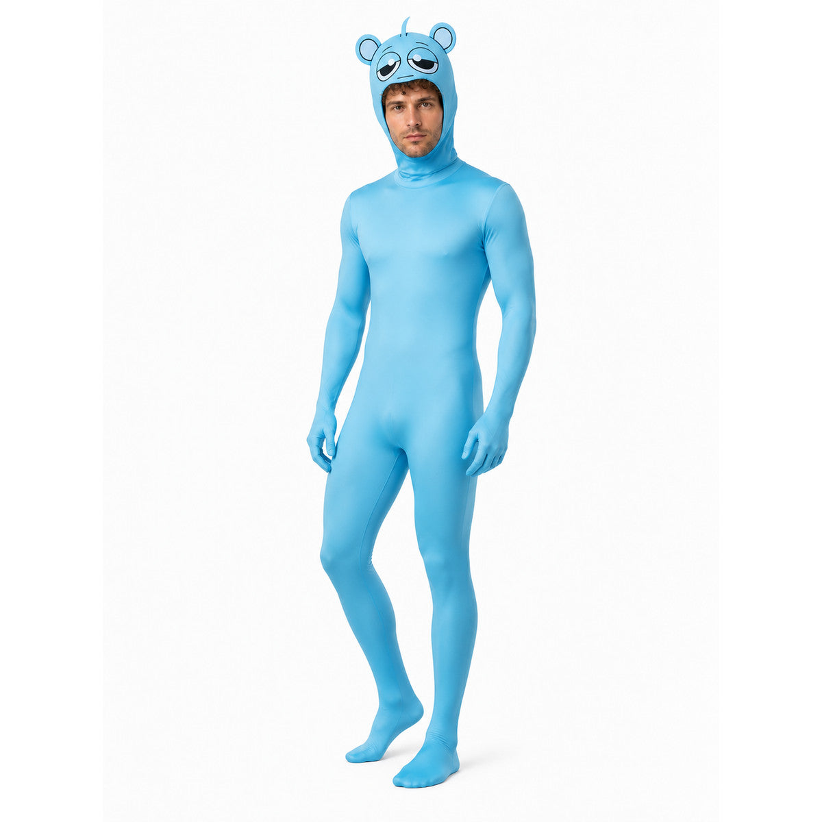Blue Alien Jumpsuit with Antenna lifestyle
