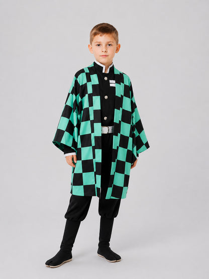Demon Slayer Cosplay Cloak Costume Capes detail